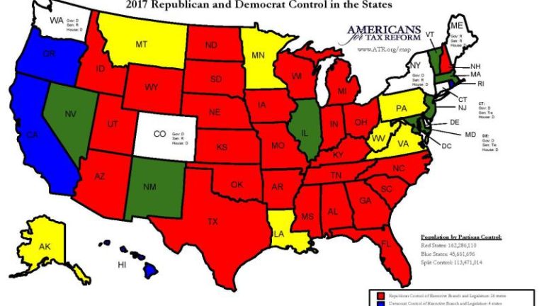2017 Republican and Democrat Control Map-page-001