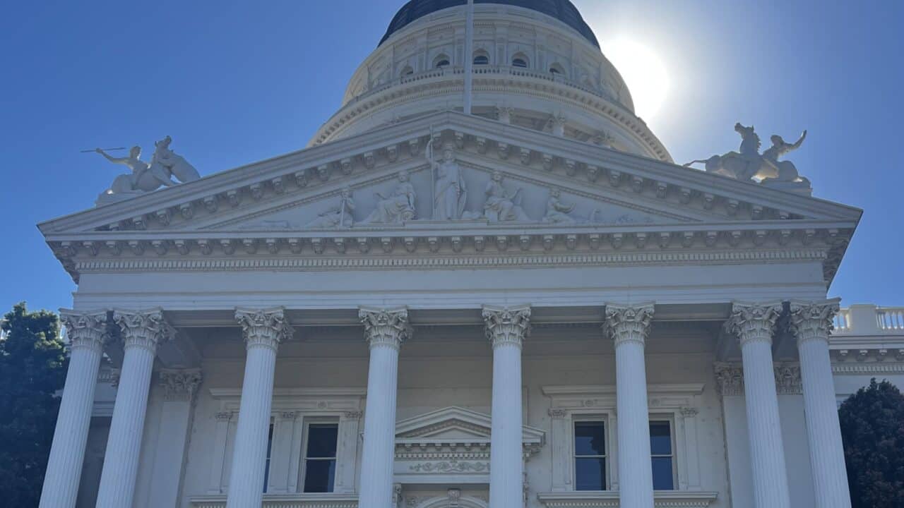 The California State Capitol in Sacramento.