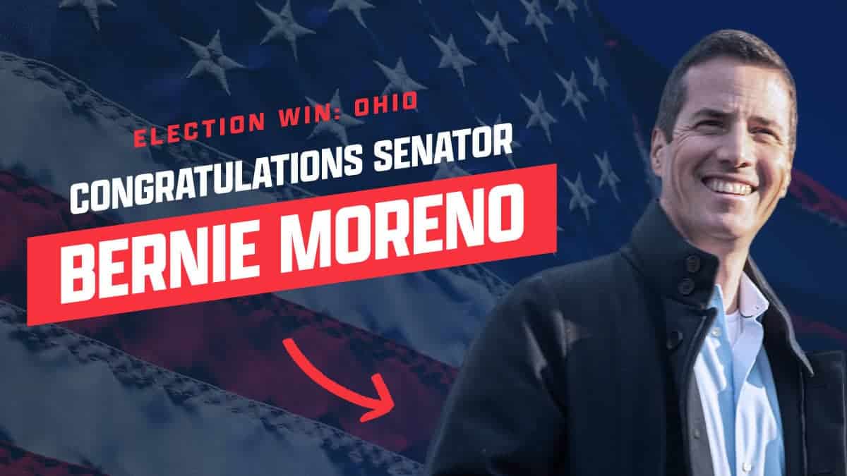 Taxpayer Protection Pledge Signer Bernie Moreno Victorious in Ohio U.S